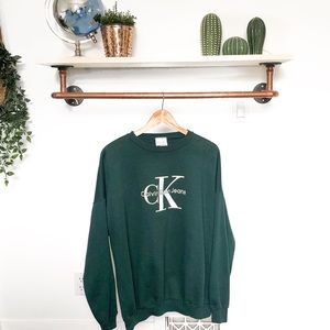 CALVIN KLEIN PRINTED CREW NECK